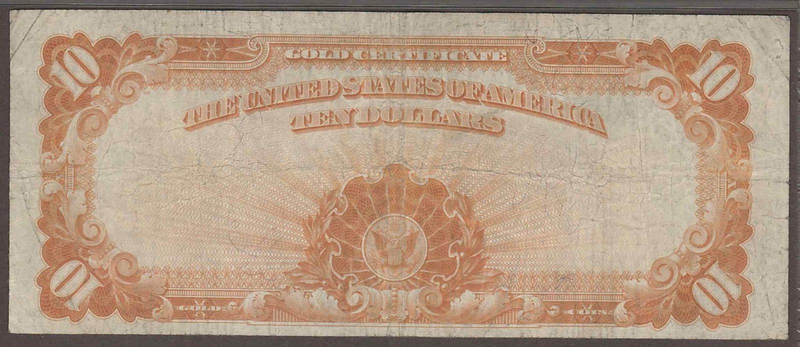 Grade/Value-Of-1922-Ten-Dollar-Gold-Certificate.