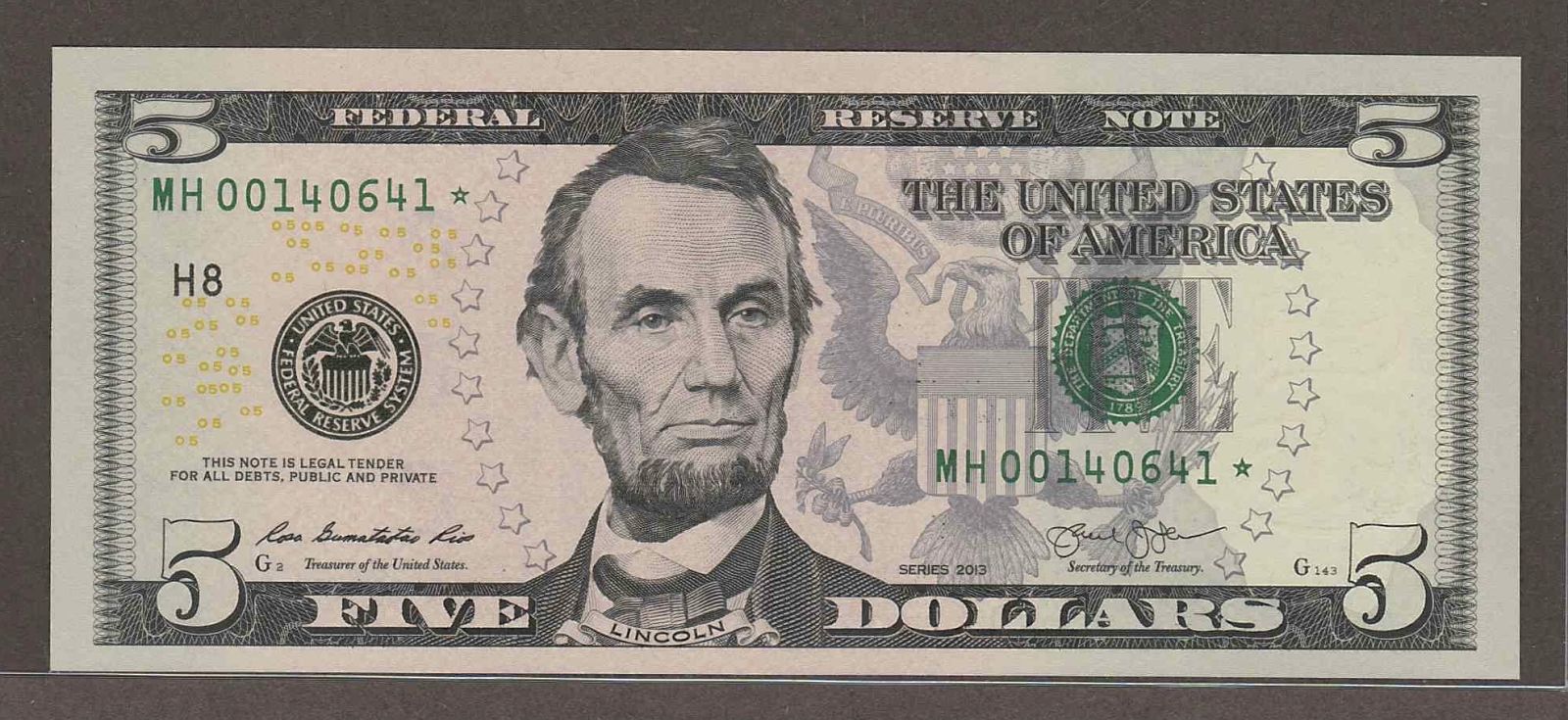 Low-Numbered-$5-Star-Note-320,000-Run