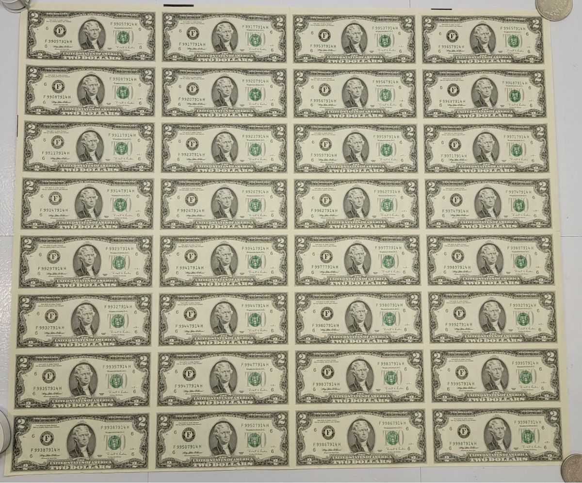 1995-$2-Fh-Block-Sheet