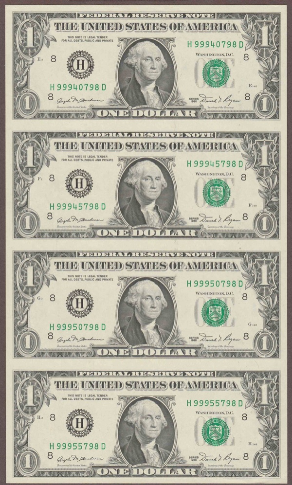 Misaligned-$1-Bill-From-1981