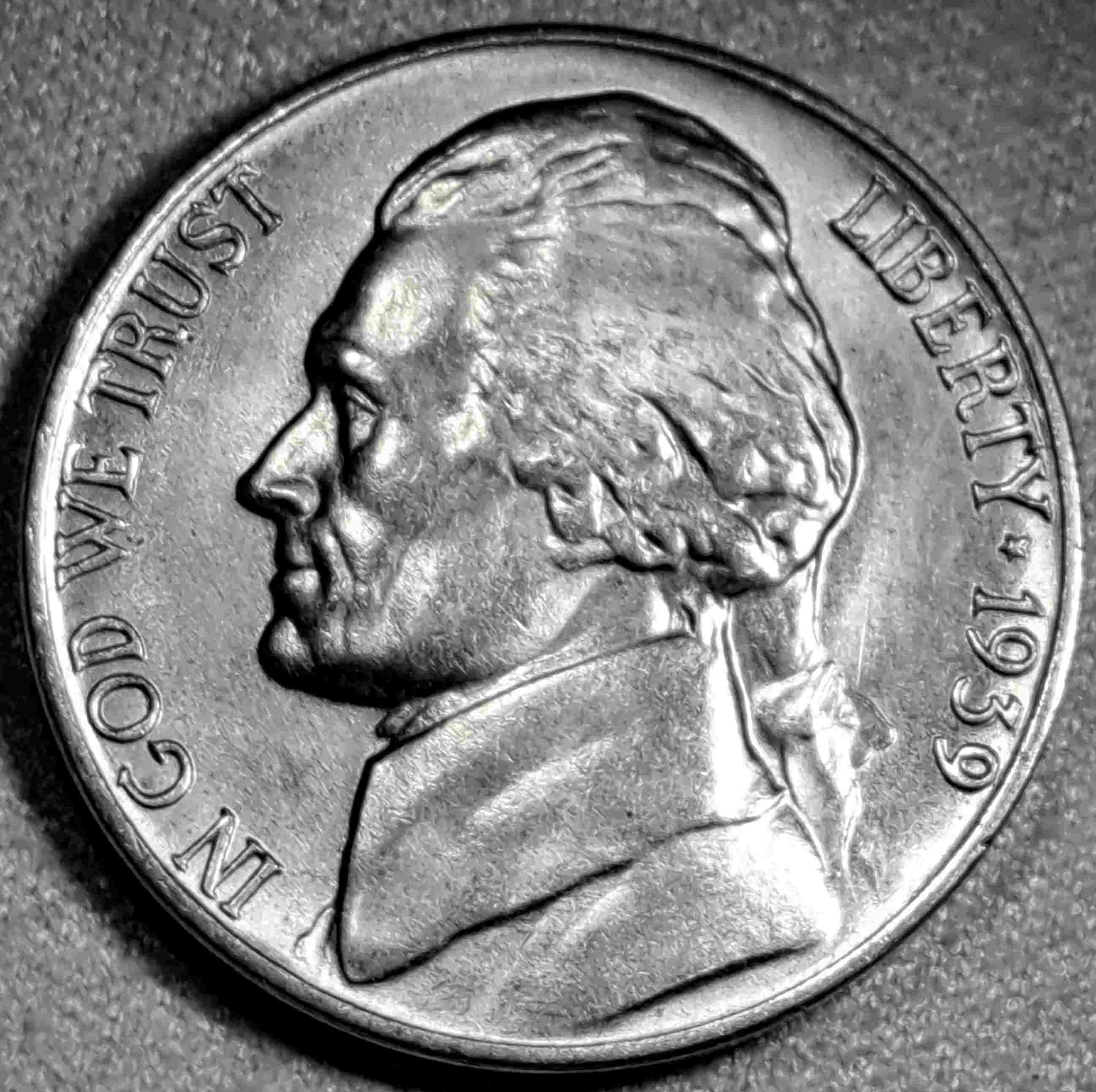 1939-Nickel-With-1938-Reverse-For-Grading