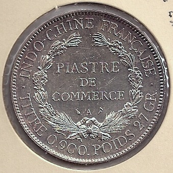 French-Indochina-1909-1-Piastre---Unc?