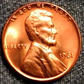1961-Lincoln-Cent-Stunning-Color