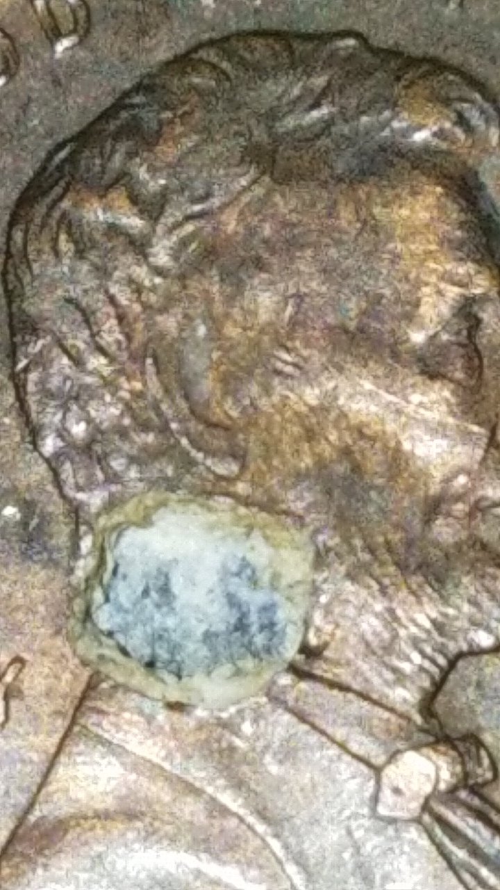 1995-Penny-With-Hole.-Faulty-Metal?-Acid?