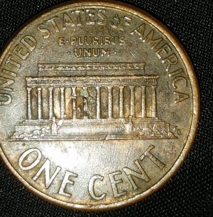 1995-Penny-With-Hole.-Faulty-Metal?-Acid?