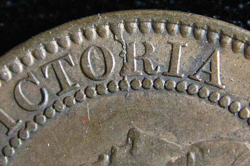 1859-Die-Break.--More-Fun-With-Canadian-Large-Cents
