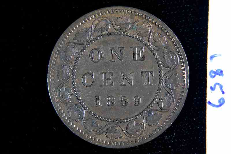 1859-Die-Break.--More-Fun-With-Canadian-Large-Cents
