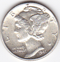 1941-Mercury-Dime