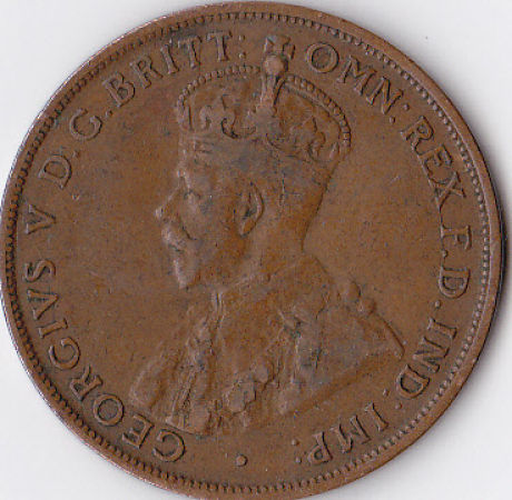 George-V-1/2-And-1-Penny-3-Coins
