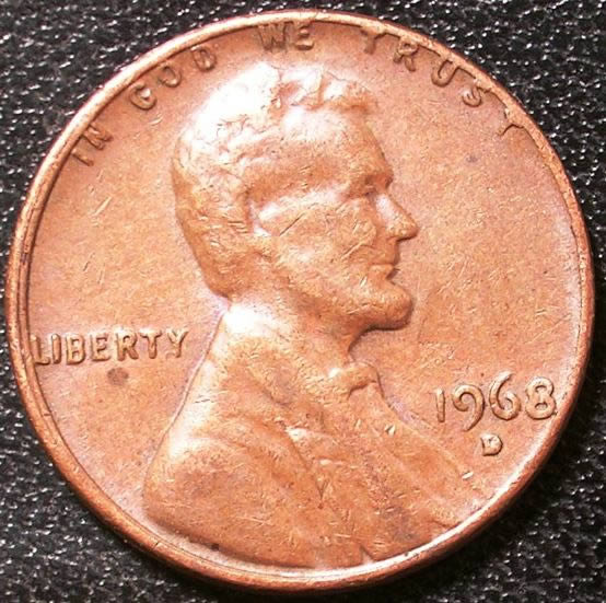 1967-Penny---Bust-Close-To-Rim...?