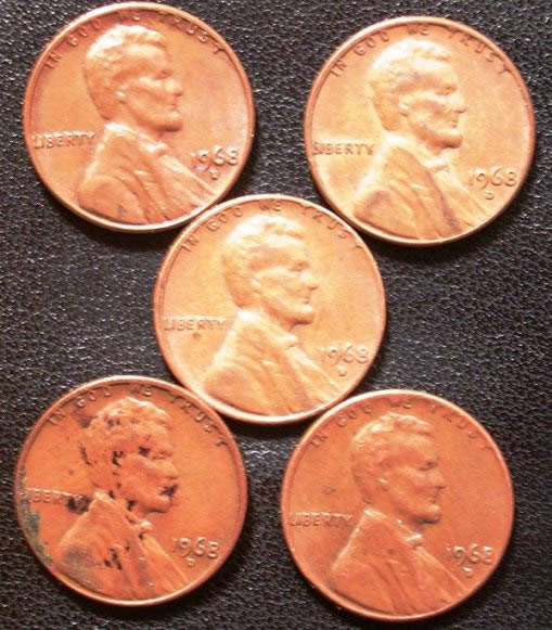 1967-Penny---Bust-Close-To-Rim...?