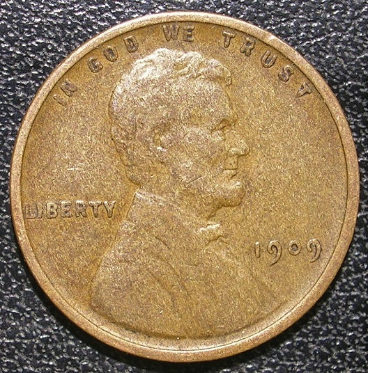 1909-P-Lincoln-Cent-Broken-Die-Error--Cud-Or-Die-Chip