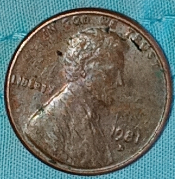 1981-D-Penny-Error-,,