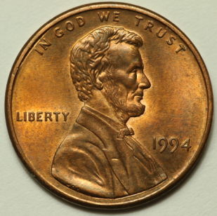 Indent-In-A-1994-Lincoln-Cent-Error?