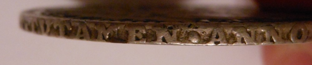 1746-British-1/2-Crown-Counterstamp