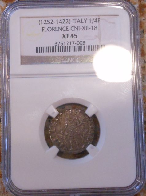 Medieval-Italy-1/4-Florin--Catalog-Help