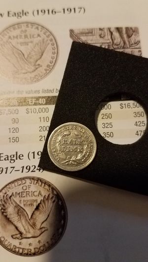 1853-Half-Dime-W/-Arrows---Proof?