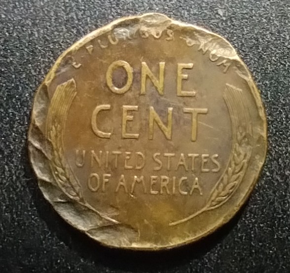 1955-S-Lincoln-Cent-On-Reverse-Error-Or-Damage