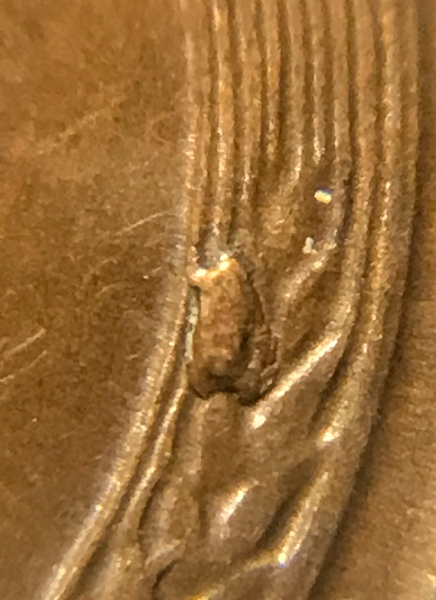 1955-Wheat-Penny:-2-Cuds-On-Reverse