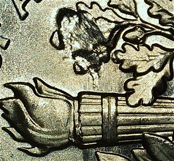 2018-P-Dime:-Lamination-Or-Struck-Through-Error?-+-Die-Chips
