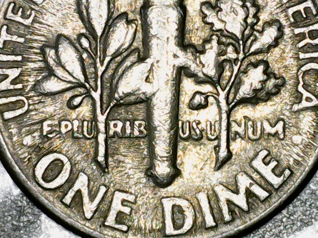 1973-D-Dime-With-Lines-On-Both-Sides