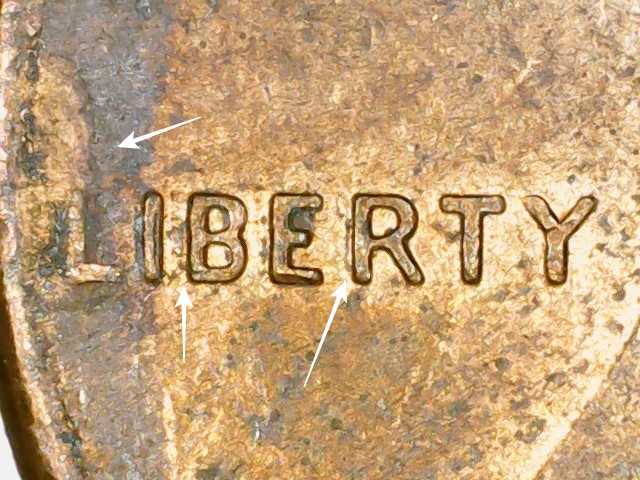 1996-D-Cent-Line-Down-Middle-Of-Reverse-And-Drag-On-Obverse