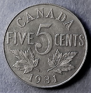 1931--Canadian--5--Cents-,-Please-Grade-And-Evaluate-.