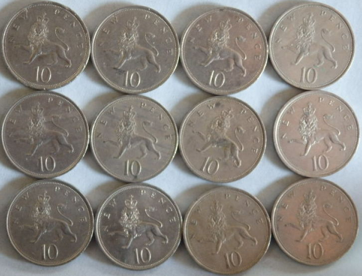 10-New-Pence-Coin-Lot-Help