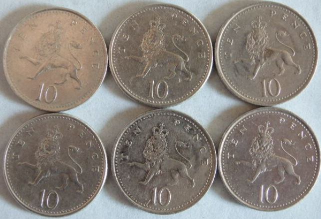 10-New-Pence-Coin-Lot-Help