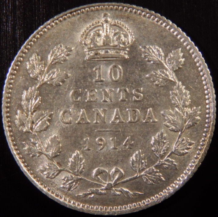 1914-Dime-For-Grade,-Value