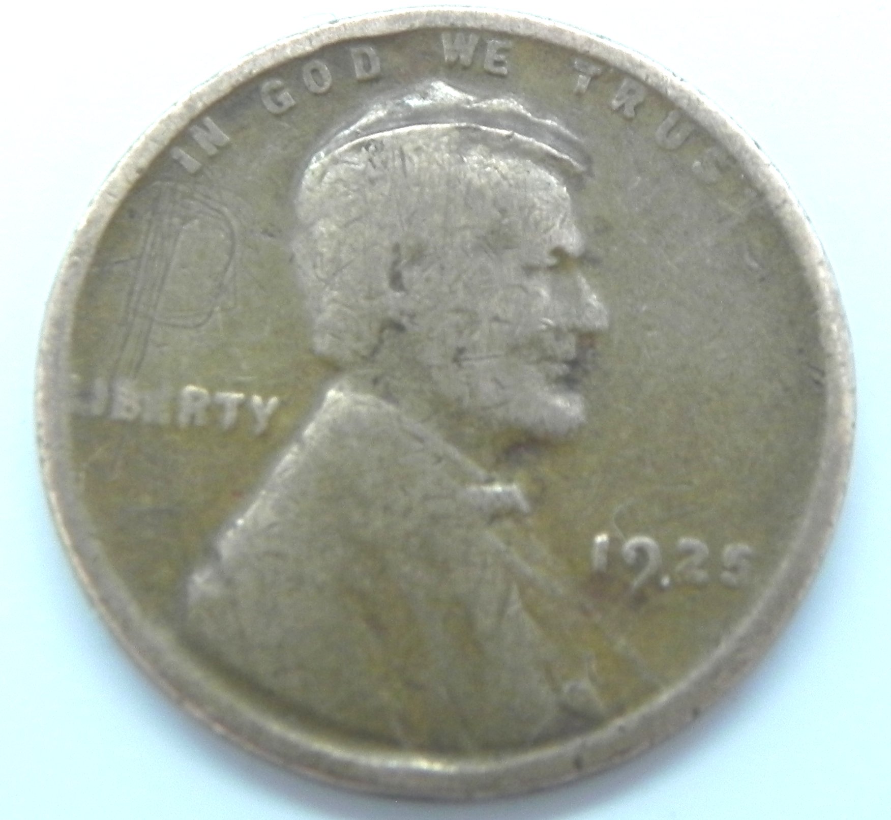 1925-Lincoln-Wheat-Penny-Uniface?