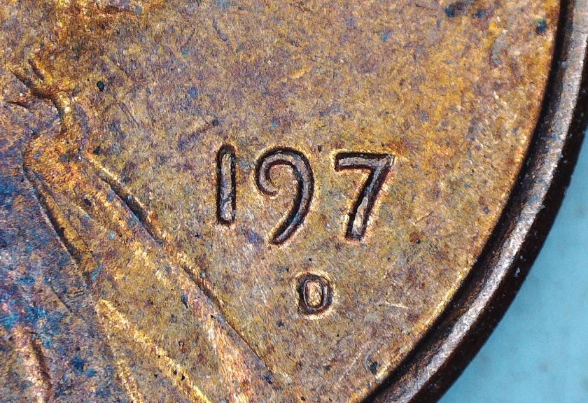 1971-D-Penny-Looks-Like-197-D.--No-Last-Date-Digit.