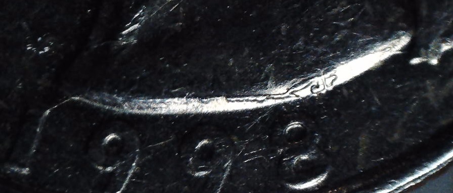 1988-P-Quarter-Long-Obverse-Crack-Plus-Smaller-Reverse-Crack