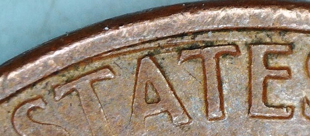 1974-Lincoln-Memorial-Cent-Gutter-Strike-Through-Or-Something-On-Reverse