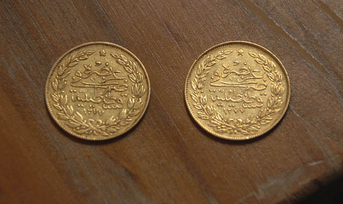 Turkey-Ottoman-Vahdeddin-50?-Kurus-Gold-Coin