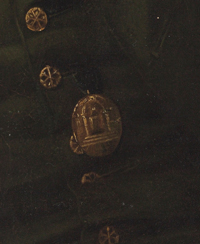 What-Is-The-Medal/Token-On-This-Man-In-The-Portrait?