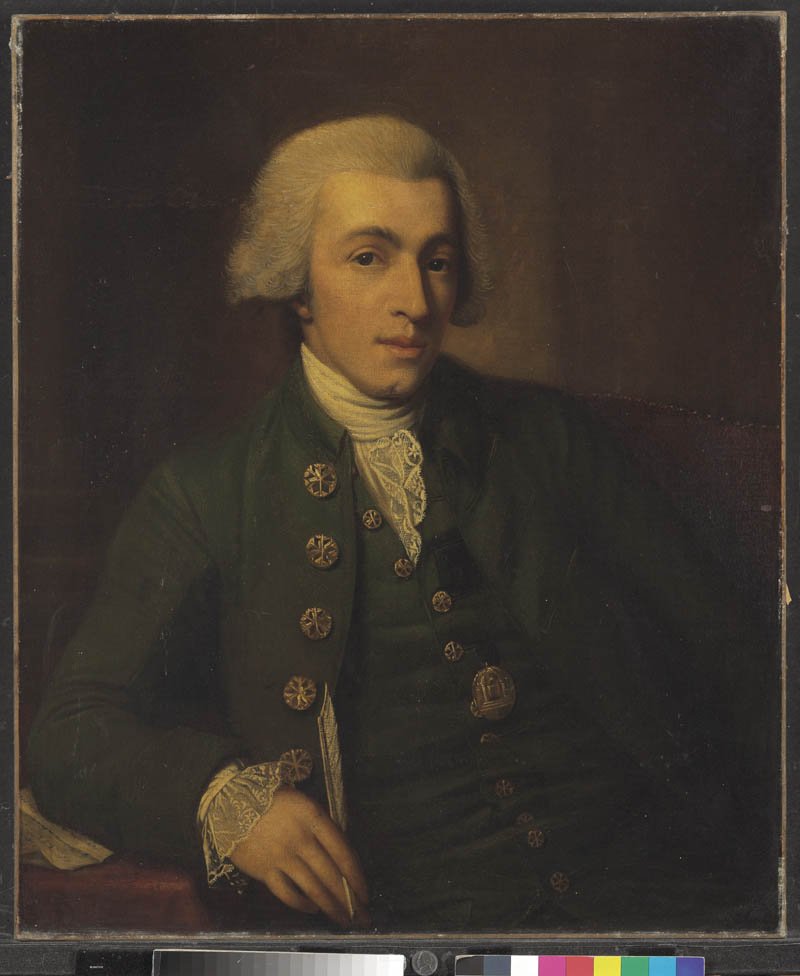 What-Is-The-Medal/Token-On-This-Man-In-The-Portrait?
