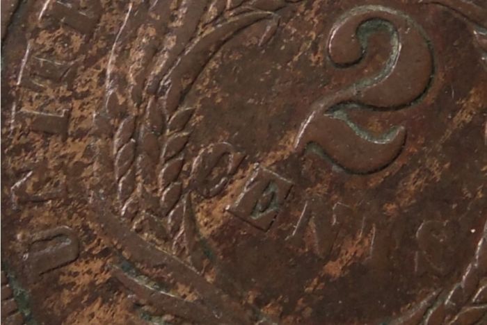 1864-2-Cent