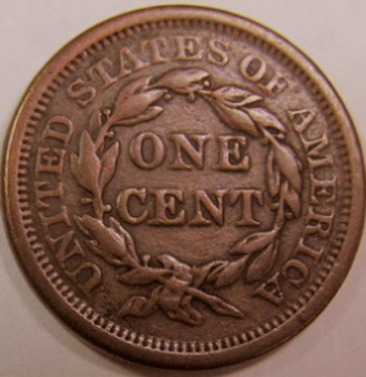 1850-Coronet-Cent