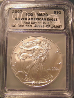2007-Silver-Eagle-ICG-MS-70