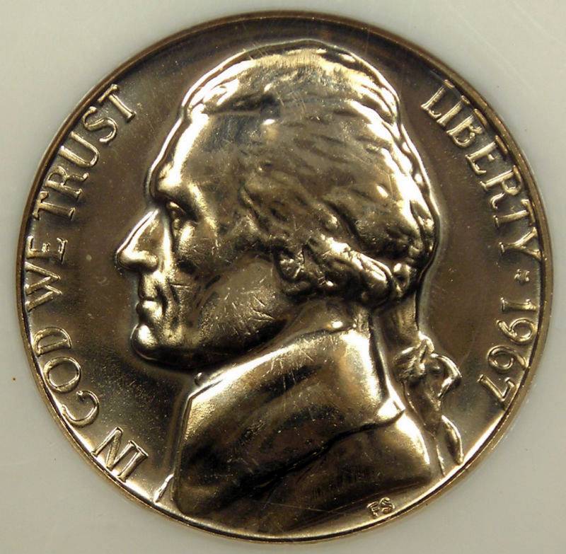 NGC-MS-67-Over-Graded-SMS-1967-Jefferson-Nickel