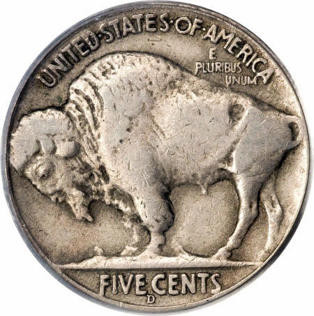 1936-D-Buffalo-Nickel-3-1/2-Leg-?