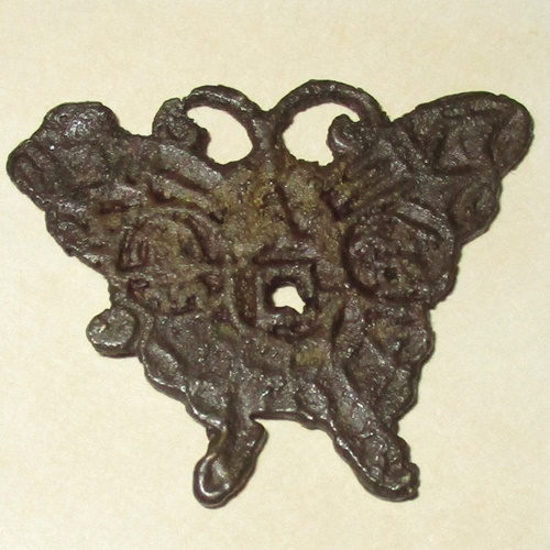 Identified---Korean-Butterfly-Charm-Coin-Amulet