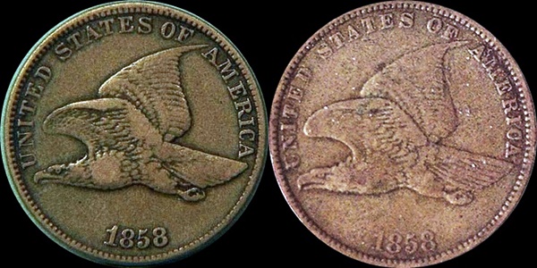 1858-Large-And-Small-Letters-Flying-Eagle-Cents---Need-The-Nod