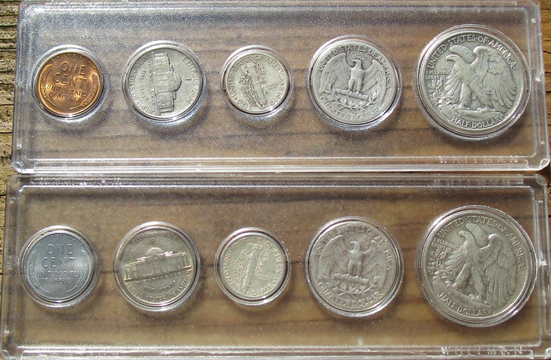 Making-Use-Of-An-Empty-Capital-Holder-With-A-1941-Phila-5-Coin-Set