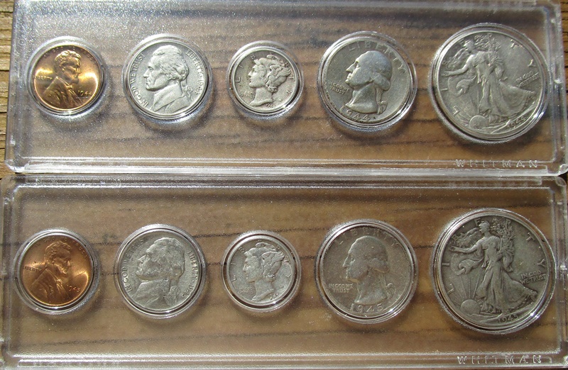 Making-Use-Of-An-Empty-Capital-Holder-With-A-1941-Phila-5-Coin-Set