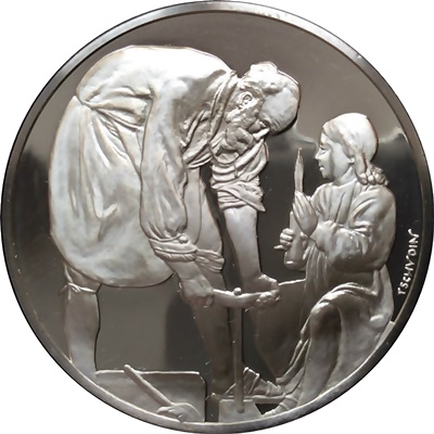 I-Really-Liked-This-1973-Franklin-Mint-1-1/4-Oz-Sterling-Medal