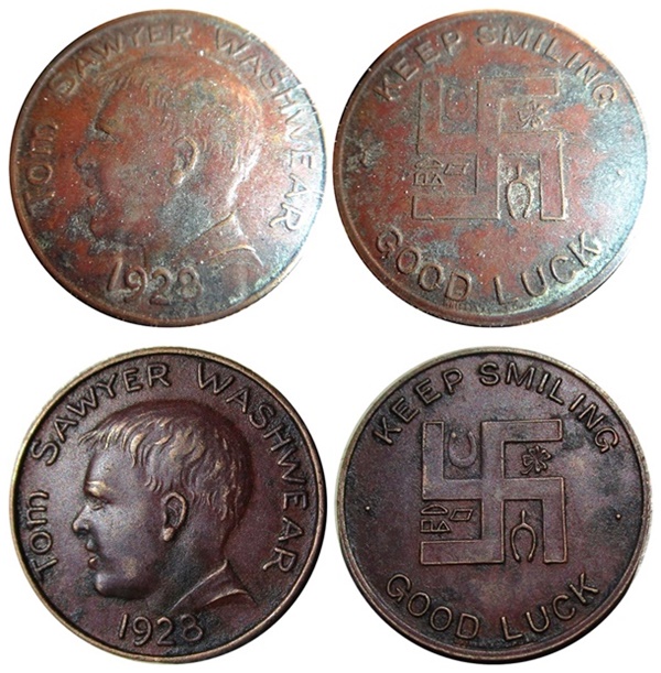 A-Fun-Project---Conserving-1928-Bronze-Tom-Sawyer-Washwear-Good-Luck-Token