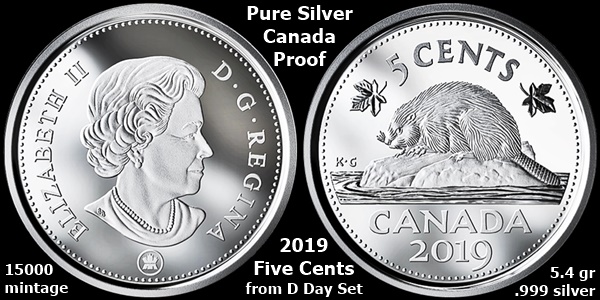 5-Canadian-5-Cent-Coins-For-2019-And-My-Checklist-To-Date