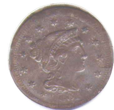 Unusual-1854-One-Cent
